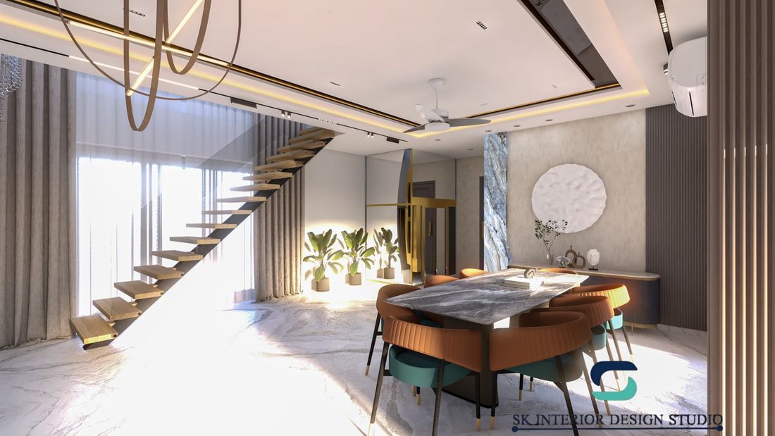 Duplex Flat, Airoli interior